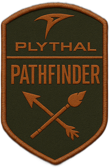 PLYTHAL Pathfinder rank badge